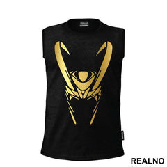 Golden Helmet - Outline - Loki - Avengers