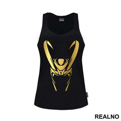 Golden Helmet - Outline - Loki - Avengers