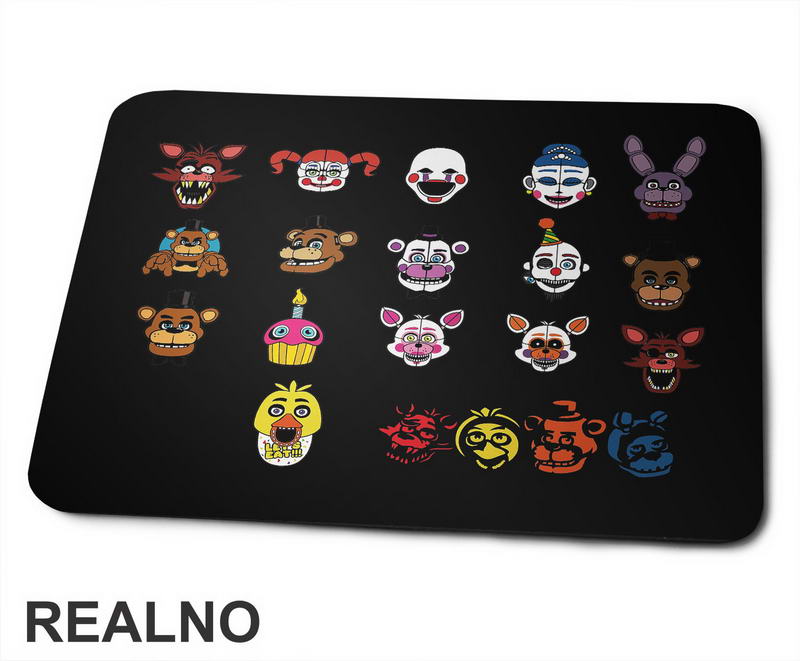Heads - Five Nights at Freddy's - Podloga za miš