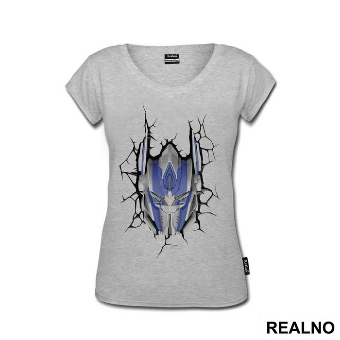 Optimus Prime Head Breaking Through - Transformers - Majica