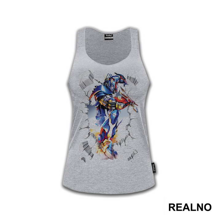 Optimus Prime Breaking Through - Transformers - Majica