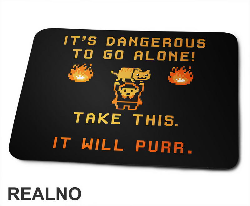 It's Dangerous To Go Alone - Games - Podloga za miš