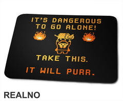 It's Dangerous To Go Alone - Games - Podloga za miš
