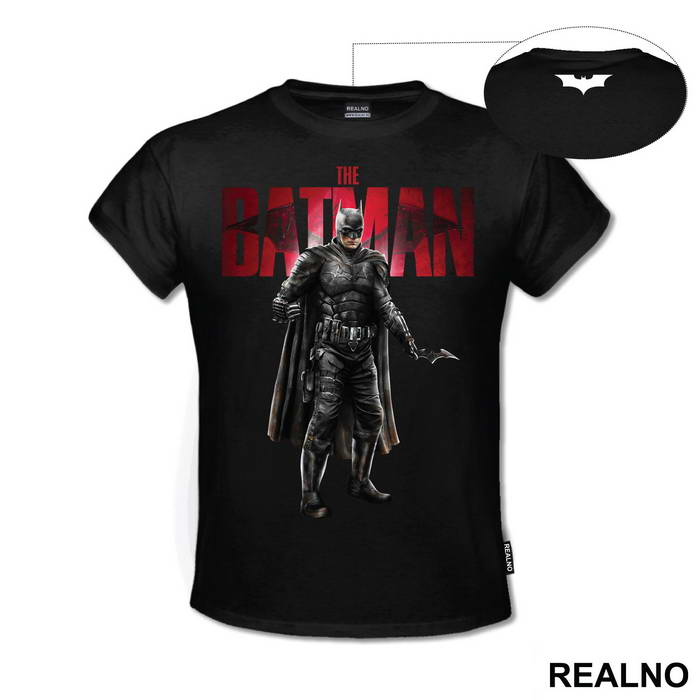 Standing With Red Logo - Batman