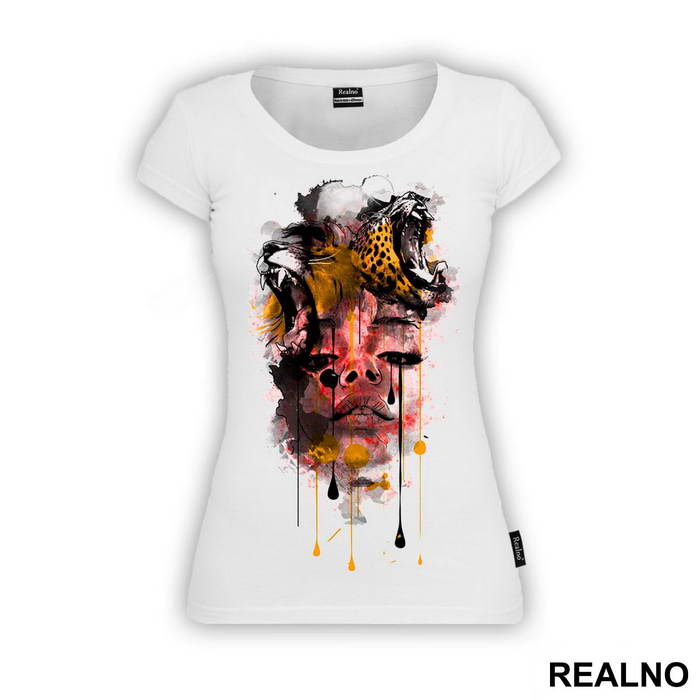 Wild Girl Abstarct - Art - Majica