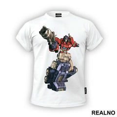Optimus Prime With A Gun - Transformers - Majica