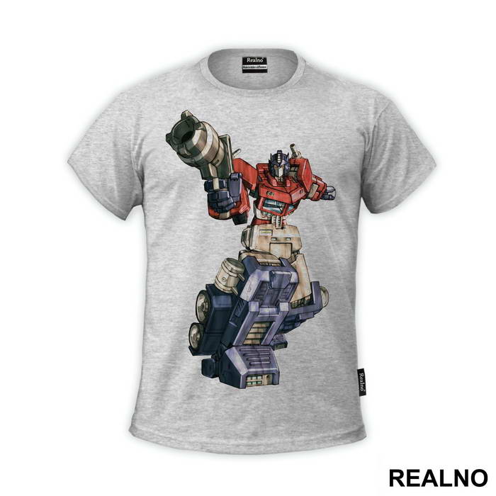Optimus Prime With A Gun - Transformers - Majica