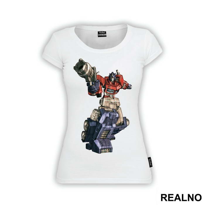 Optimus Prime With A Gun - Transformers - Majica