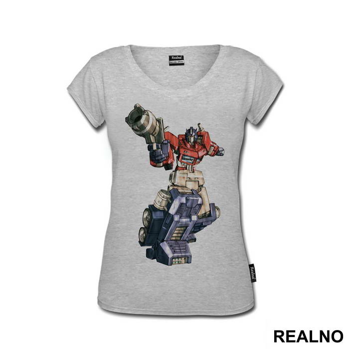 Optimus Prime With A Gun - Transformers - Majica