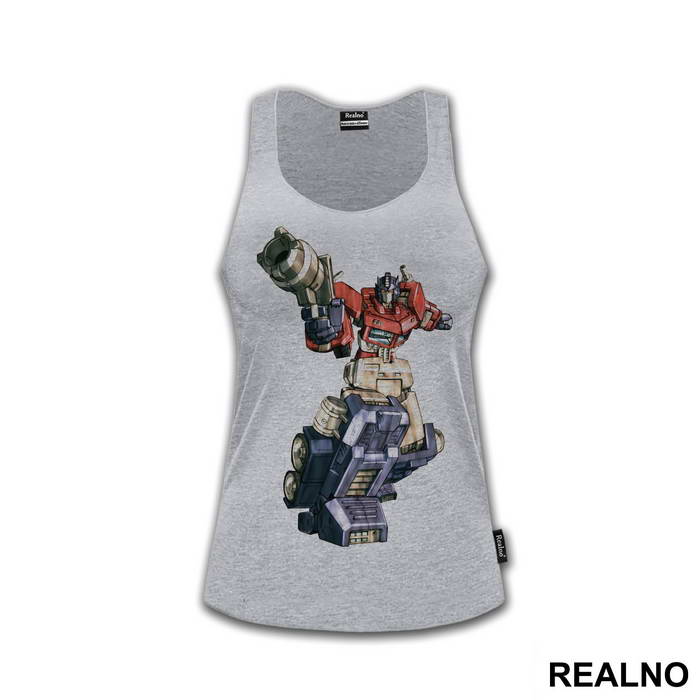 Optimus Prime With A Gun - Transformers - Majica