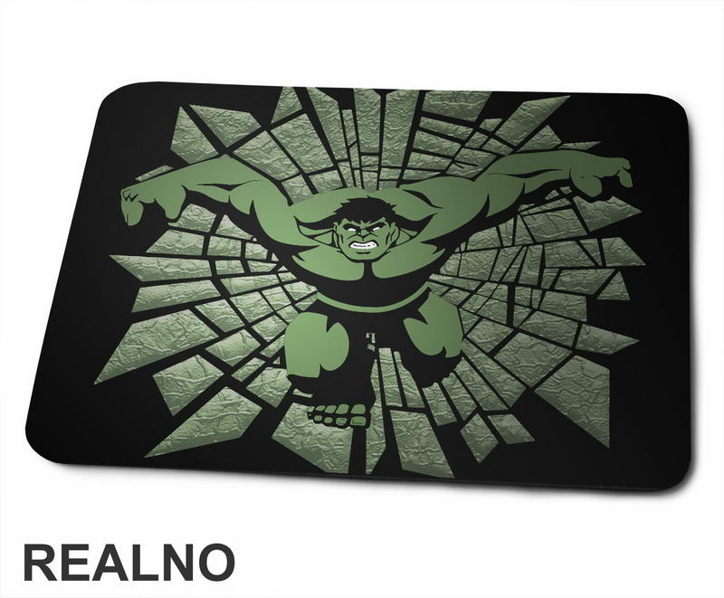 Razbijeno Zeleno Staklo - Hulk - Podloga za miš