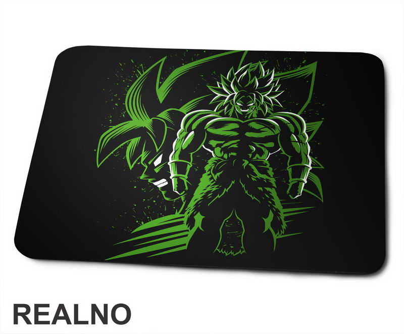 Green Broly - Goku - Dragon Ball - Podloga za miš