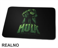 Fist And Logo - Lines - Hulk - Podloga za miš