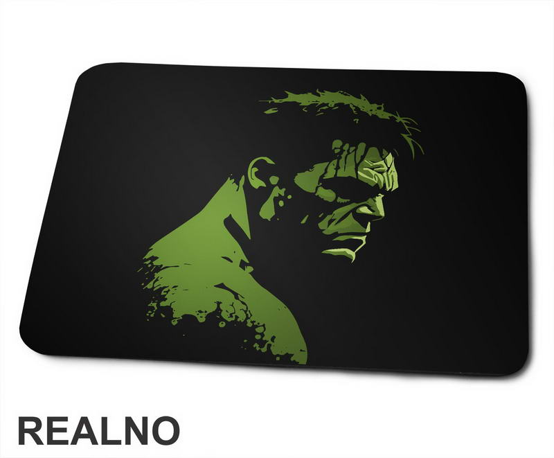 Side Portrait - Hulk - Podloga za miš