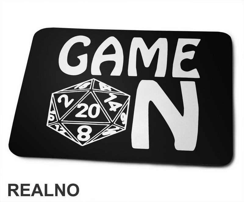 Game On - Dice - D&D - Dungeons And Dragons - Podloga za miš