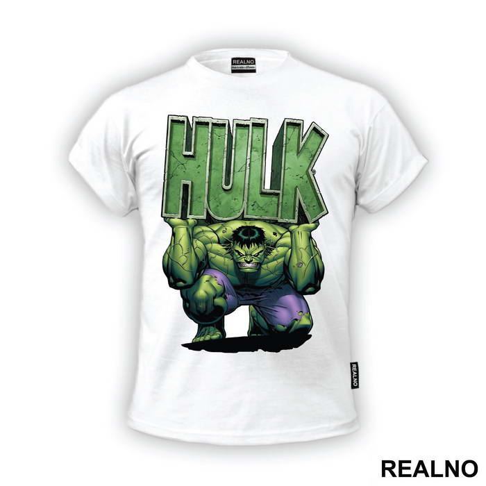 OUTLET Bela dečija majica veličine 4 - HULK - 3664