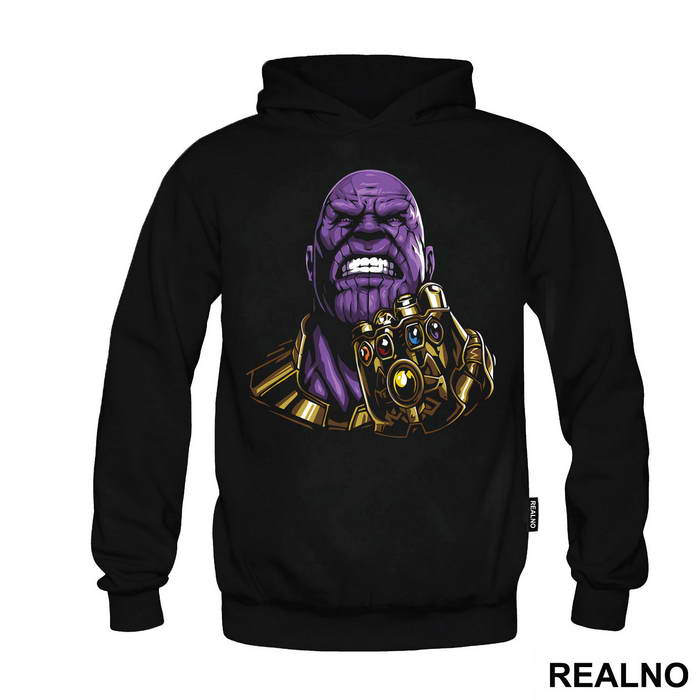 Looking Down With The Infinity Gauntlet - Thanos - Avengers