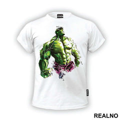 Pain Brush Portrait - Hulk - Avengers