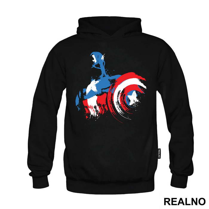 Color Splash - Captain America - Avengers