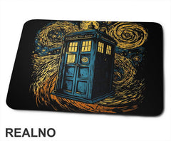 Tardis - Drawing - Doctor Who - DW - Podloga za miš