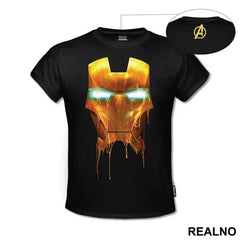 Golden Mask Dripping - Iron Man - Avengers