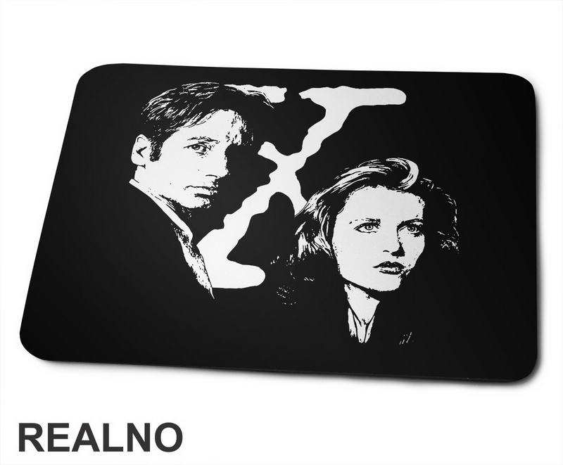 Portrait - Mulder And Scully - The X Files - Podloga za miš