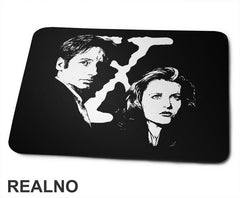 Portrait - Mulder And Scully - The X Files - Podloga za miš