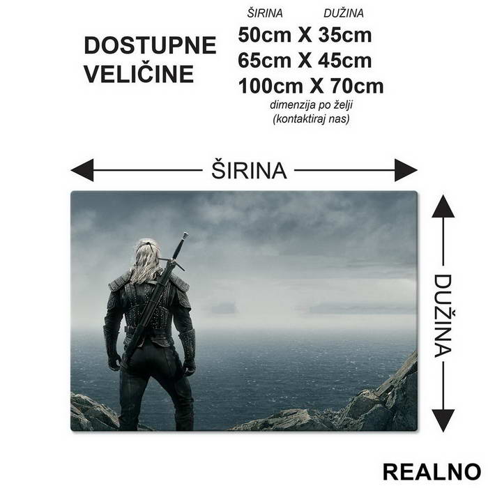Back Turned - Witcher - Podmetač za sto