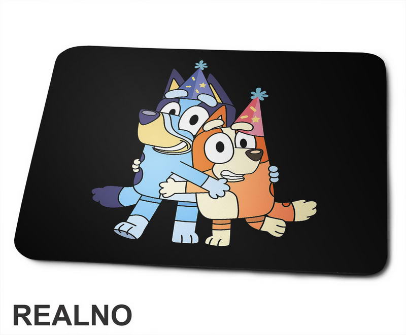 Bluey And Bingo - Zagrljaj - Crtani Filmovi - Podloga za miš