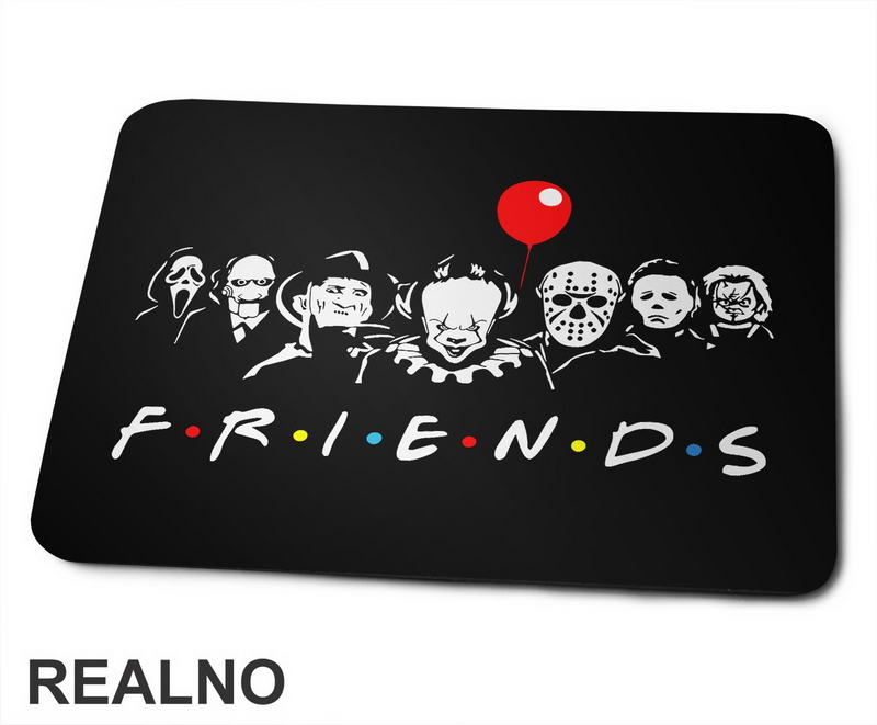 Friends Logo - Horror - Podloga za miš