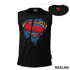 Ripped Shirt - Chest Logo - Superman