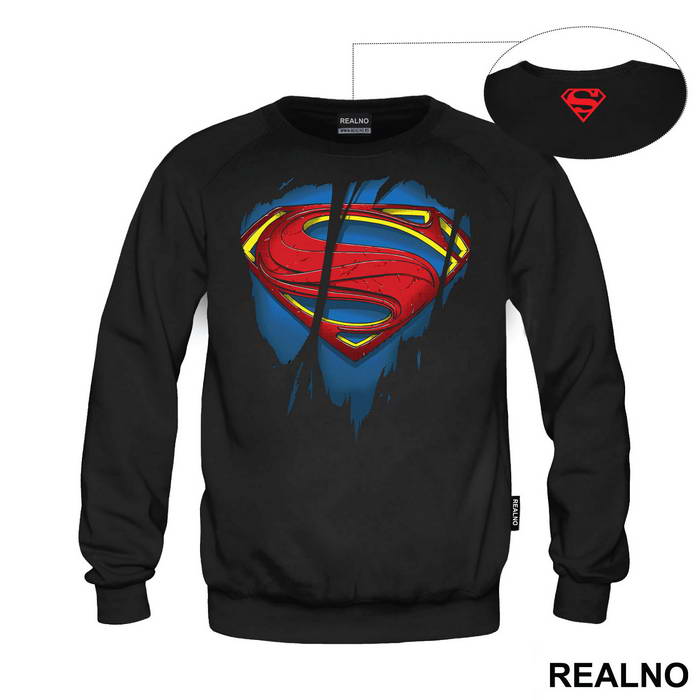 Ripped Shirt - Chest Logo - Superman