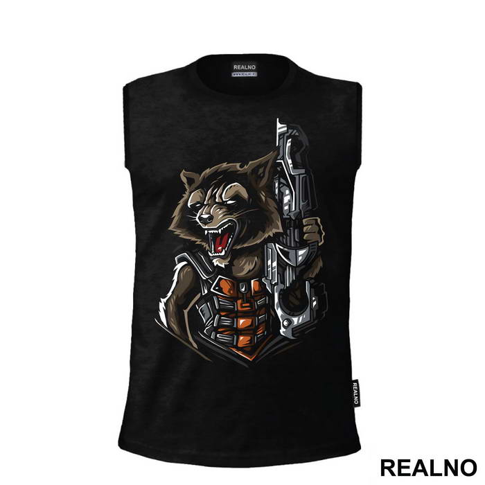 Half Portrait - Rocker Racoon - Guardians Of The Galaxy