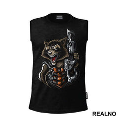 Half Portrait - Rocker Racoon - Guardians Of The Galaxy