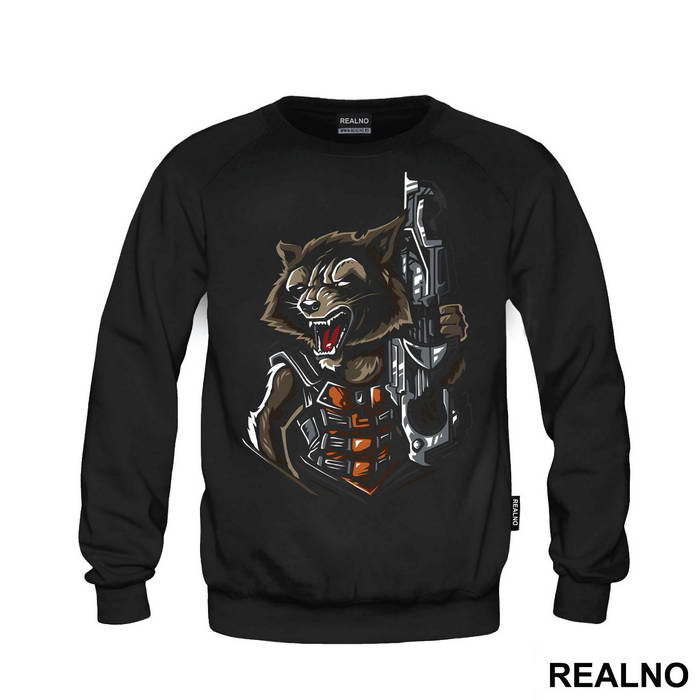 Half Portrait - Rocker Racoon - Guardians Of The Galaxy