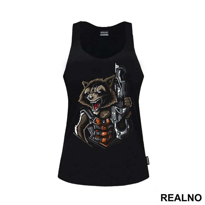 Half Portrait - Rocker Racoon - Guardians Of The Galaxy