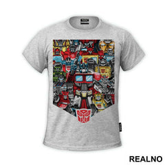 Autobot Group Art - Transformers - Majica