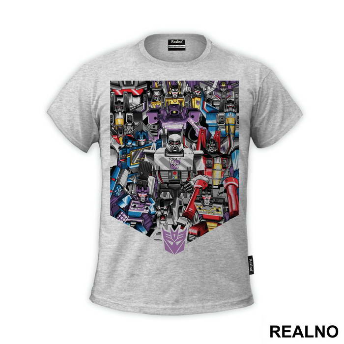 Decepticon Group Art - Transformers - Majica