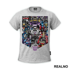 Decepticon Group Art - Transformers - Majica