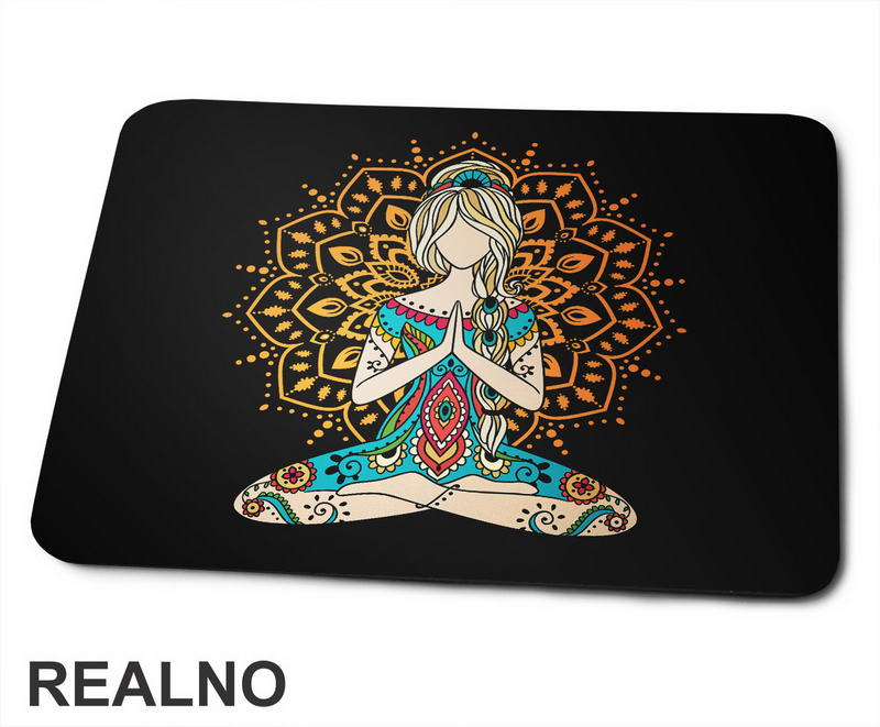 Girl And Nature - Yoga - Podloga za miš