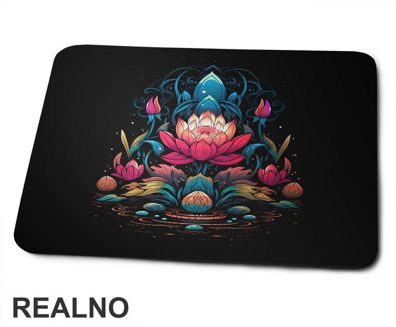 Lotus Flower - Yoga - Podloga za miš