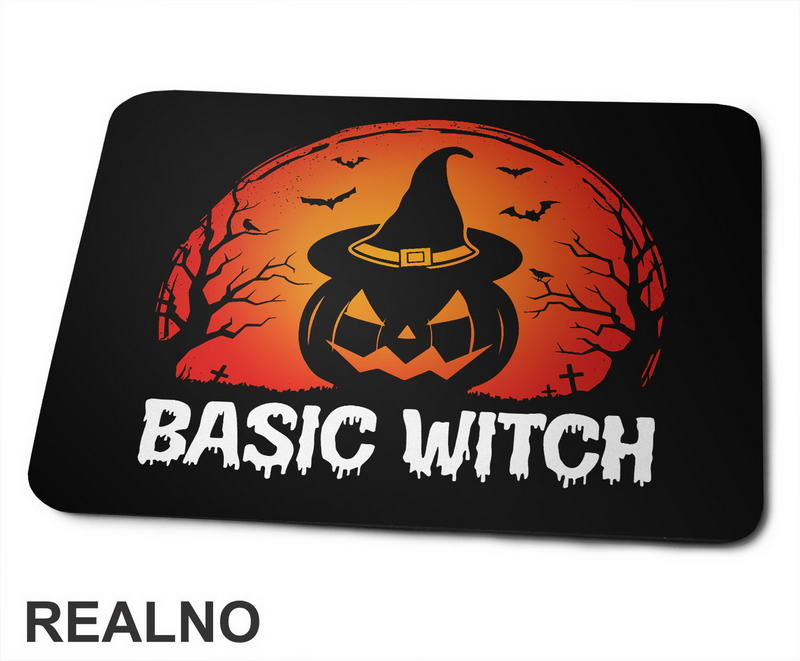 Basic Witch - Pumpkin - Veštica - Podloga za miš