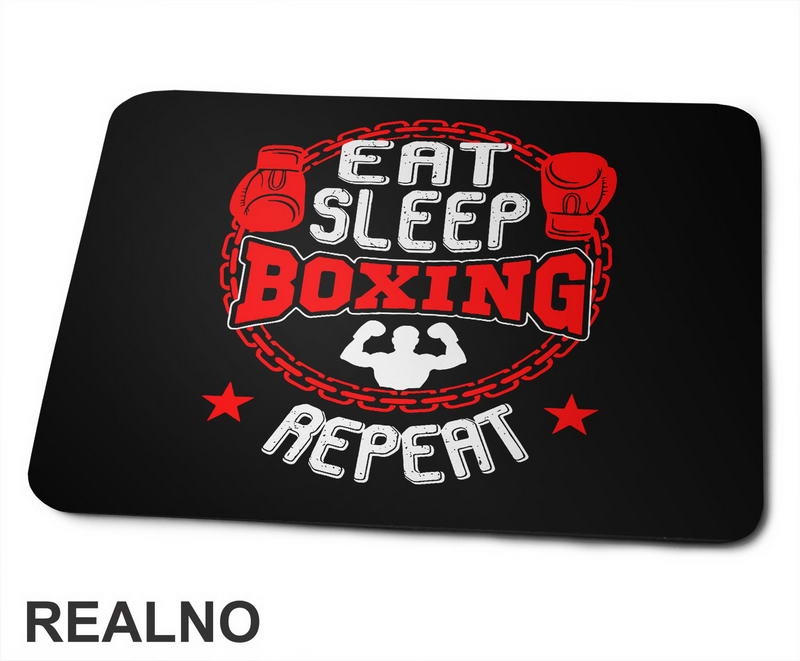 Eat, Sleep, Repeat - Box - Sport - Podloga za miš