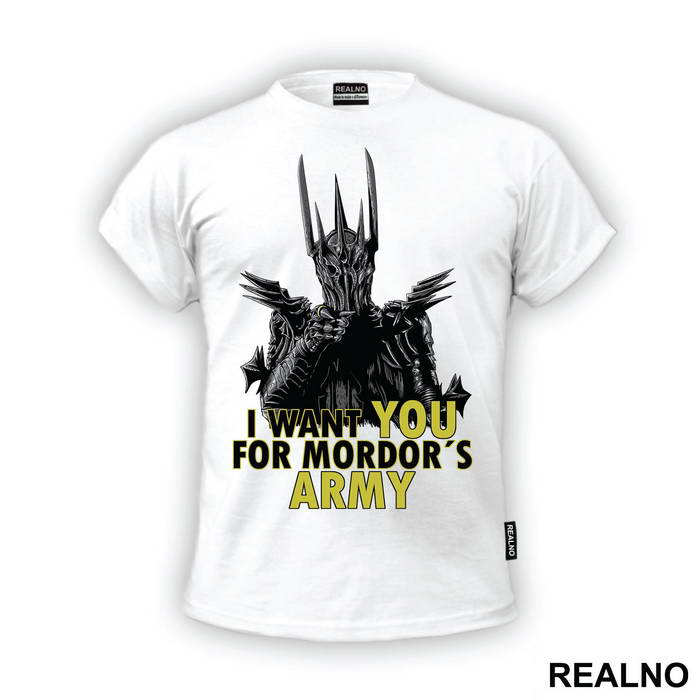 I Want You For Mordor's Army - Lord Of The Rings - LOTR