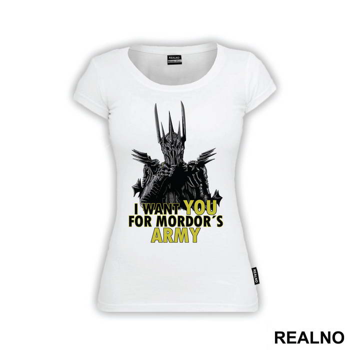 I Want You For Mordor's Army - Lord Of The Rings - LOTR