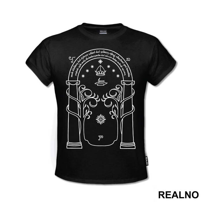 Doors Of Durin - Outline - Lord Of The Rings - LOTR