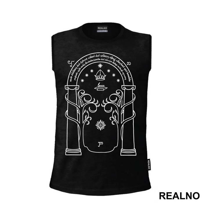 Doors Of Durin - Outline - Lord Of The Rings - LOTR