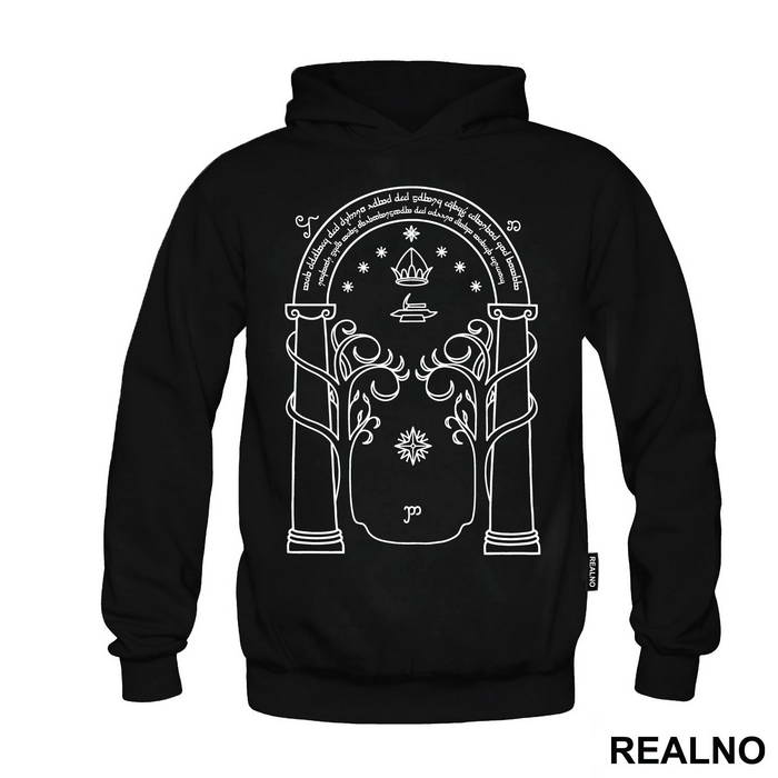 Doors Of Durin - Outline - Lord Of The Rings - LOTR