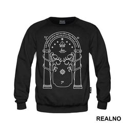 Doors Of Durin - Outline - Lord Of The Rings - LOTR