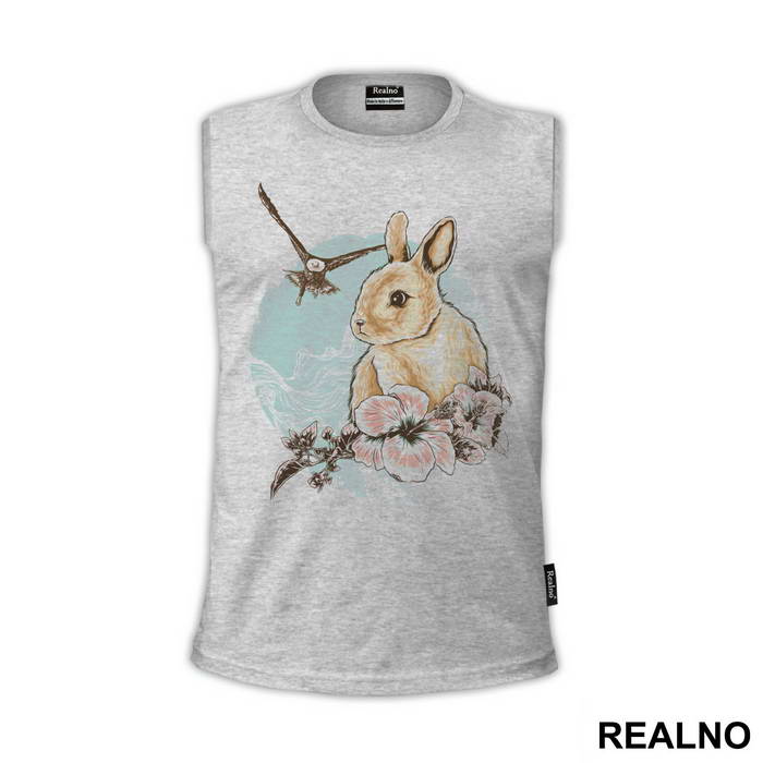 Be Careful Cute Bunny Eagle Is Watching - Art - Majica